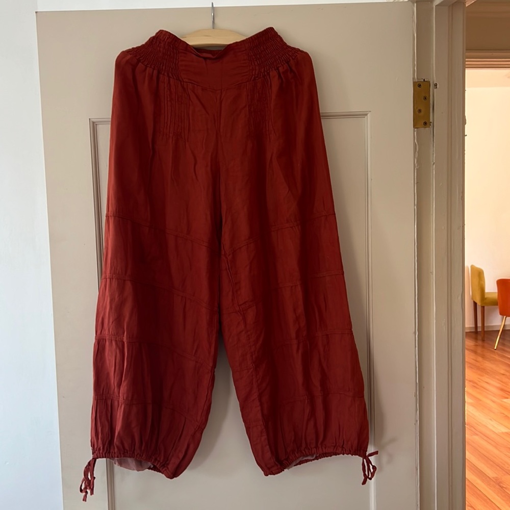 Cotton Flower Natural Yoga Pants